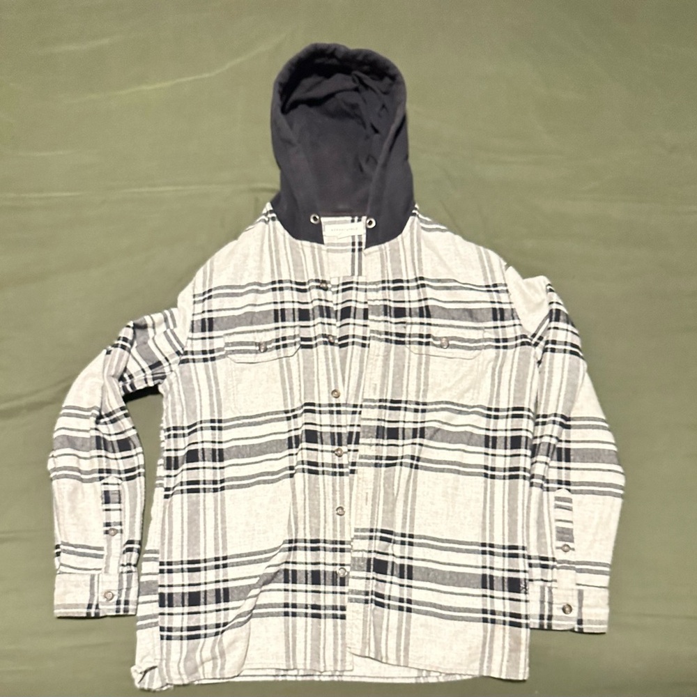 Hollister Flannel Hoodie